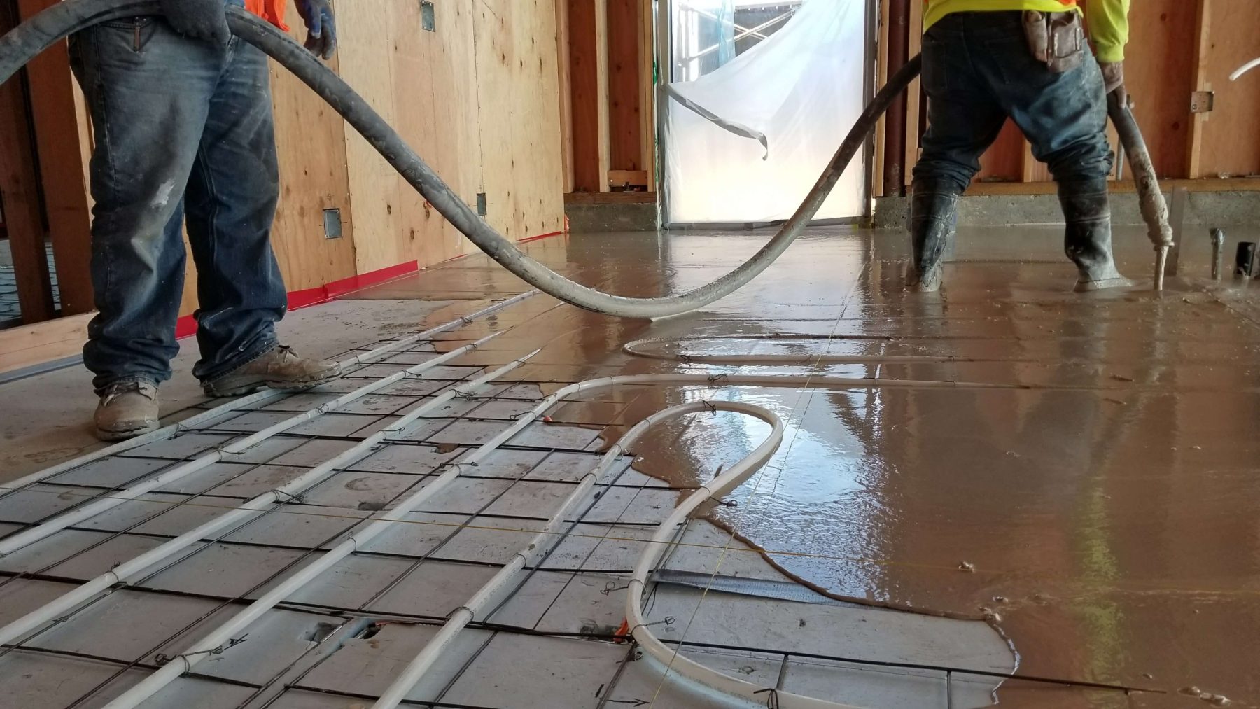 Floor Leveling Lightweight Concrete Contractors Gyp Fill